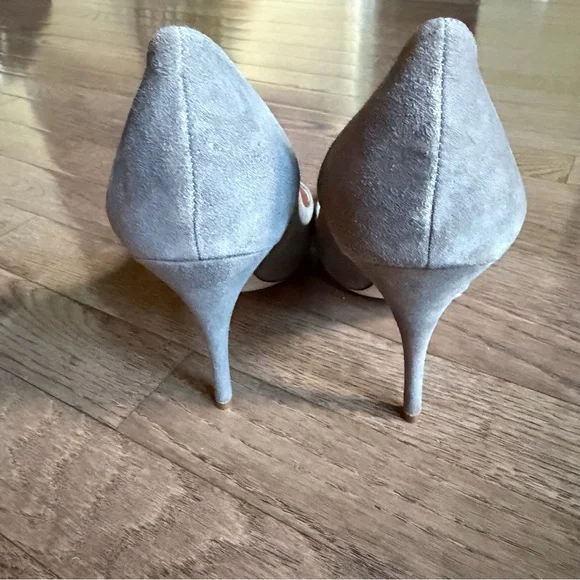 Kate Spade Licorice Gray Suede Heels - Picture 6 of 8